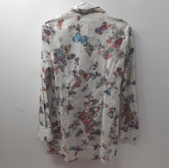 Georg Roth Los Angeles Butterfly Popover Tunic Small - Picture 4 of 11